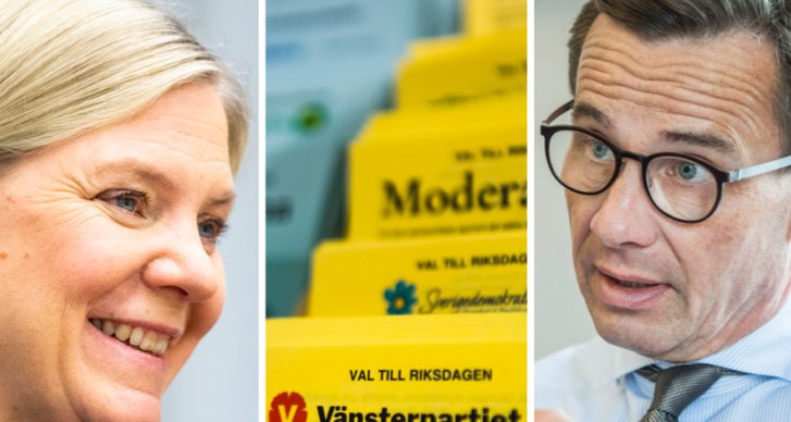Valet 2022, Sverigedemokraterna, Socialdemokraterna, Moderaterna